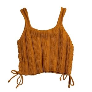 Forever 21 Mustard Knit Tank Top